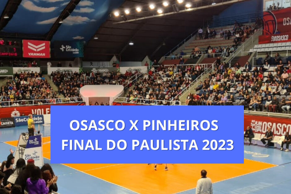 horário de Pinheiros x Osasco de vôlei feminino