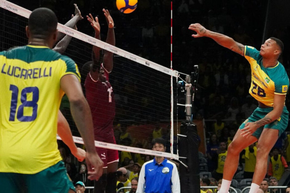 Resultado do Brasil de vôlei masculino