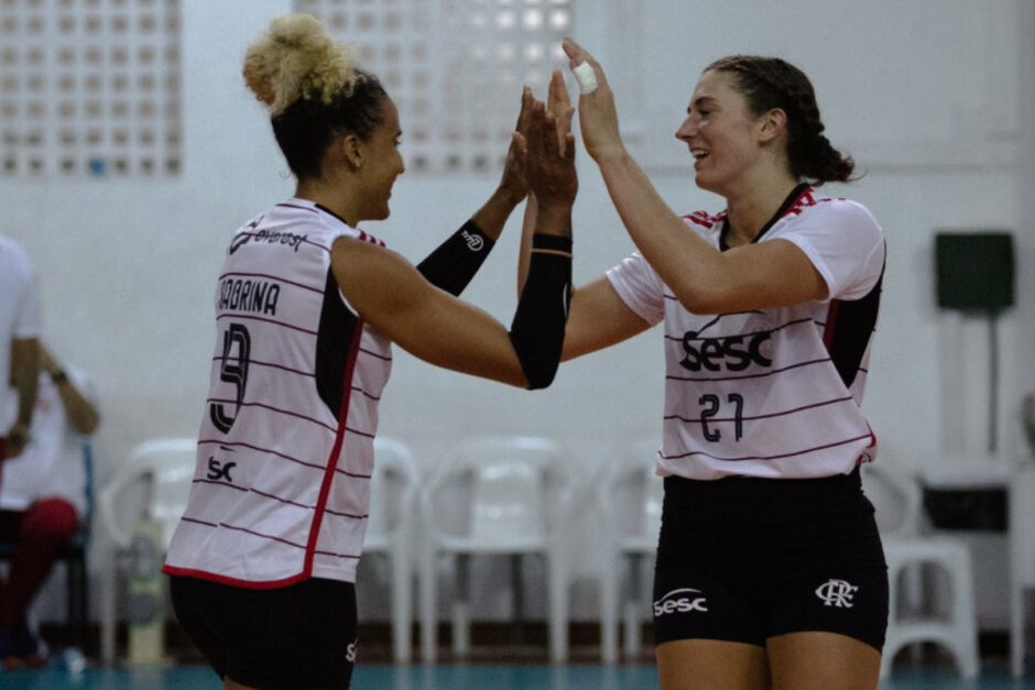 Flamengo x Fluminense vôlei feminino