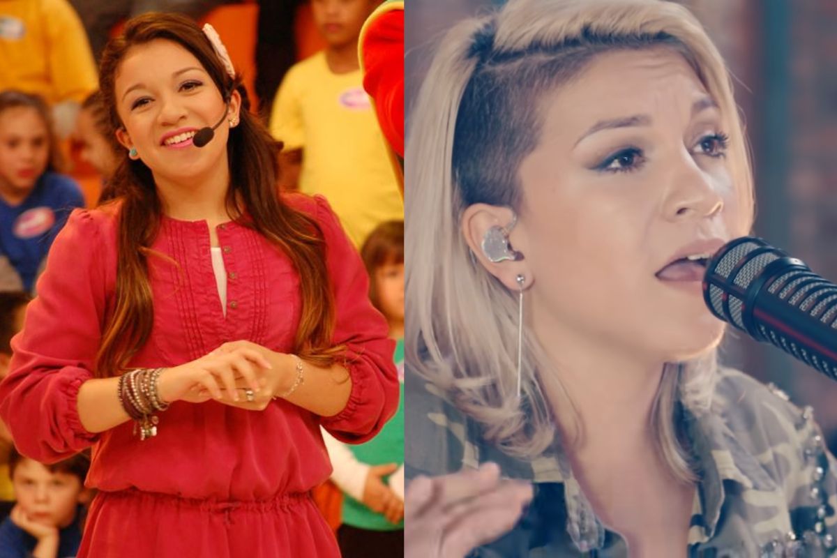 Priscila em 2012 e 2015