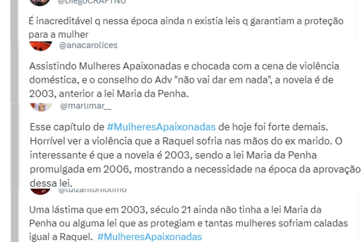 Tweets maria da penha mulheres