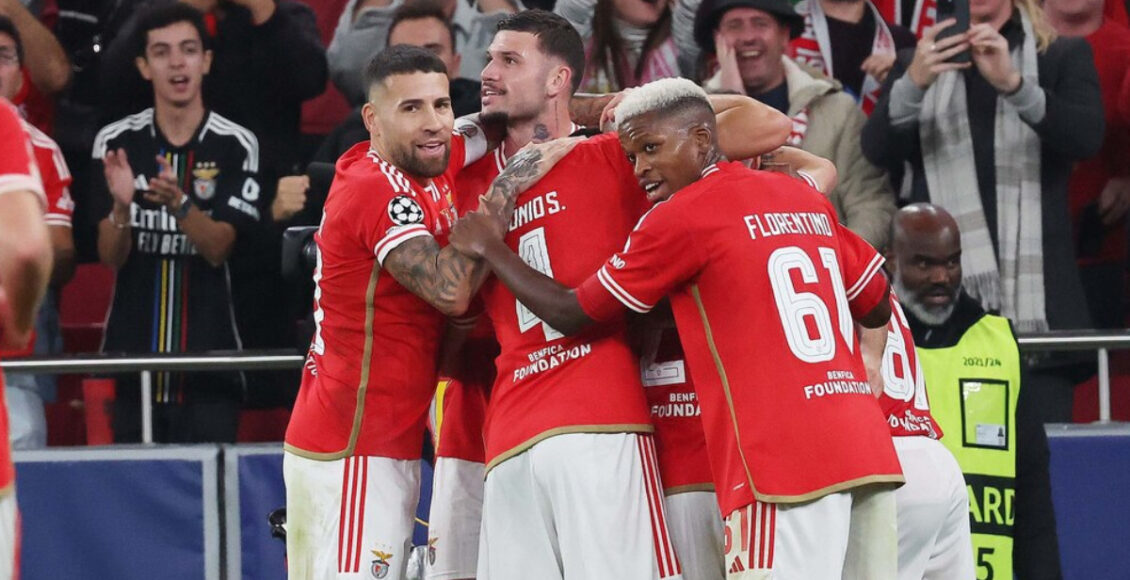 onde vai passar o jogo do Benfica hoje