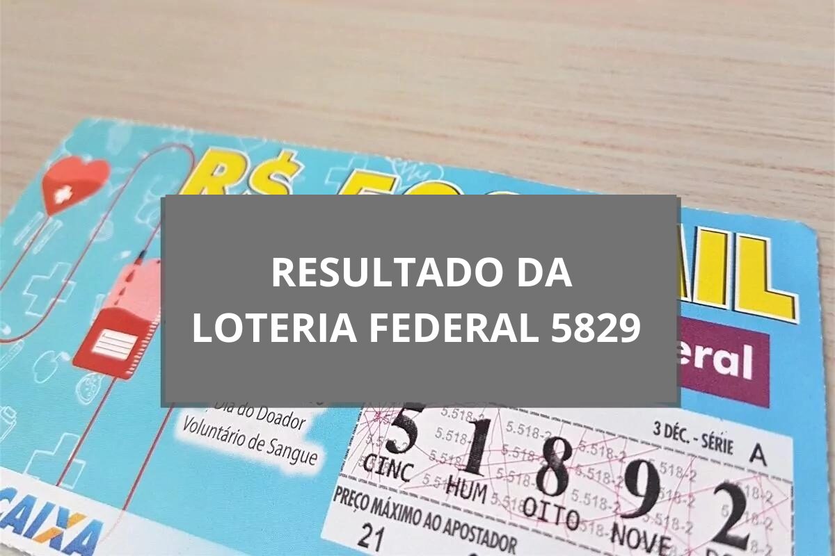 Resultado da Loteria Federal 5829 de hoje, 03/01 - Negócios - Diário do  Nordeste