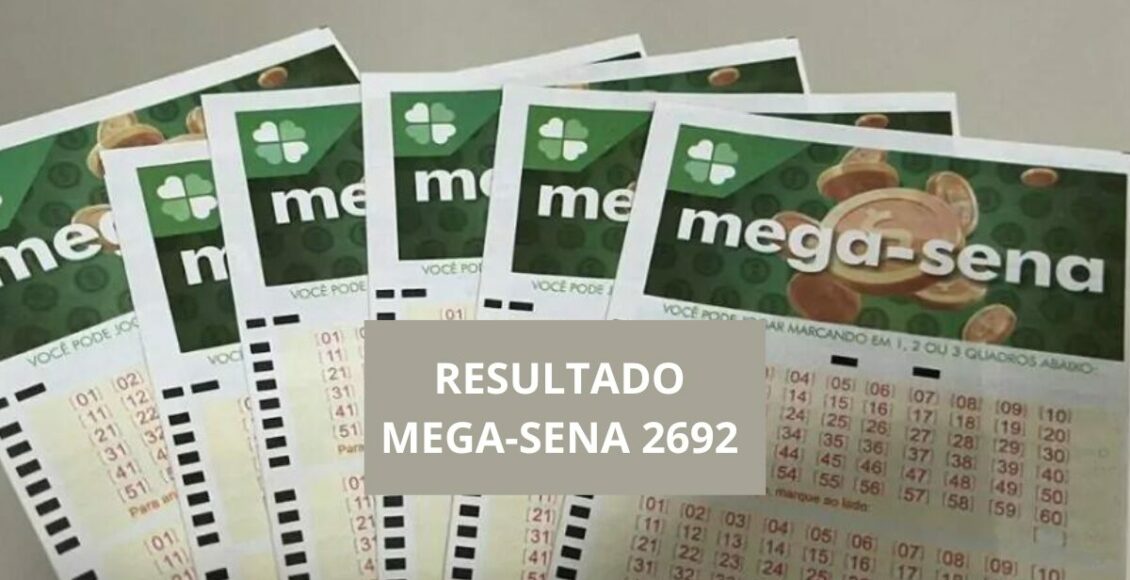 Resultado da Mega-Sena de sábado 2692