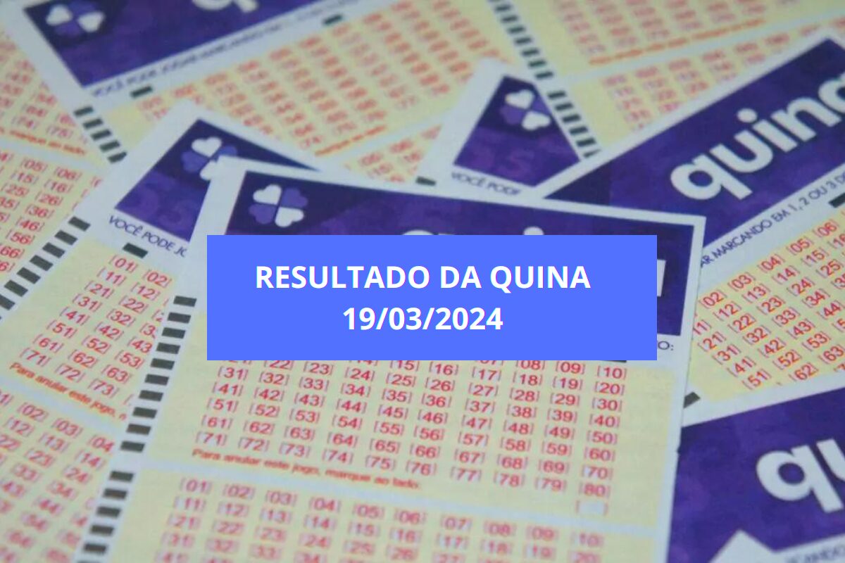 Resultado da Quina 6274 desta terça-feira (24/10)