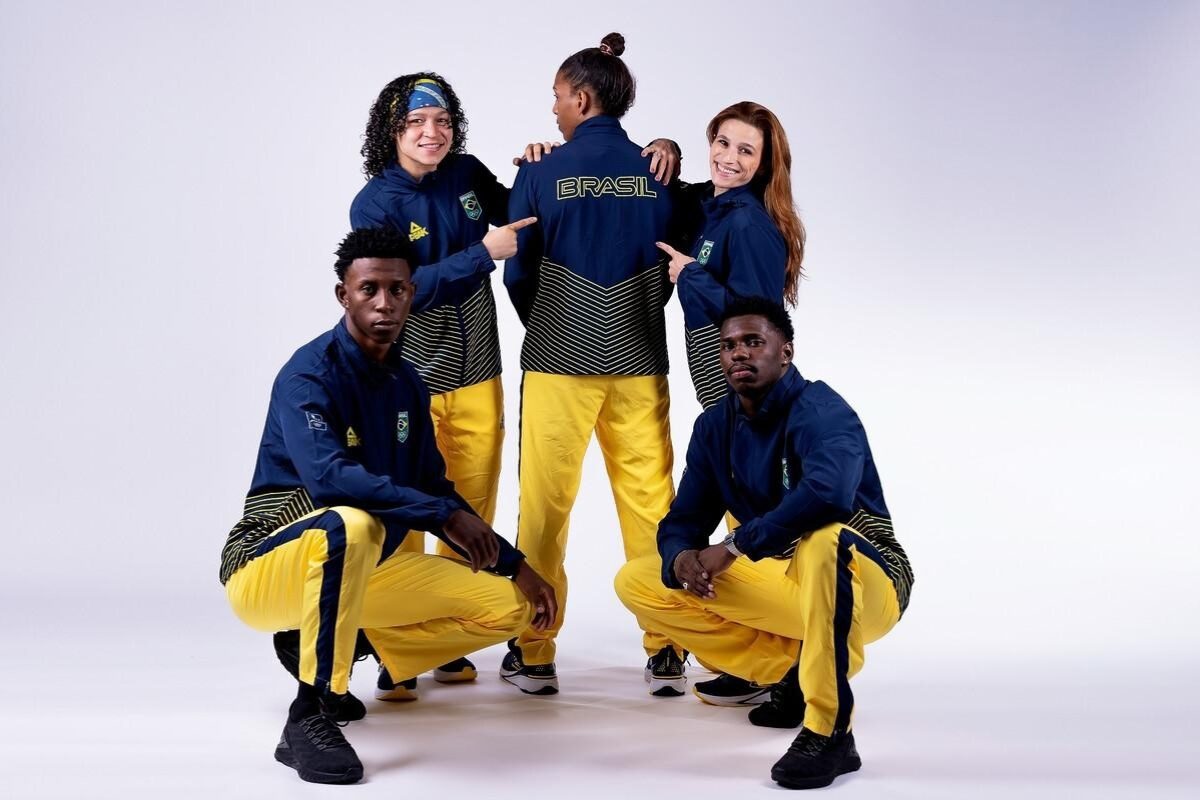 Uniforme do brasil nas olimpiadas