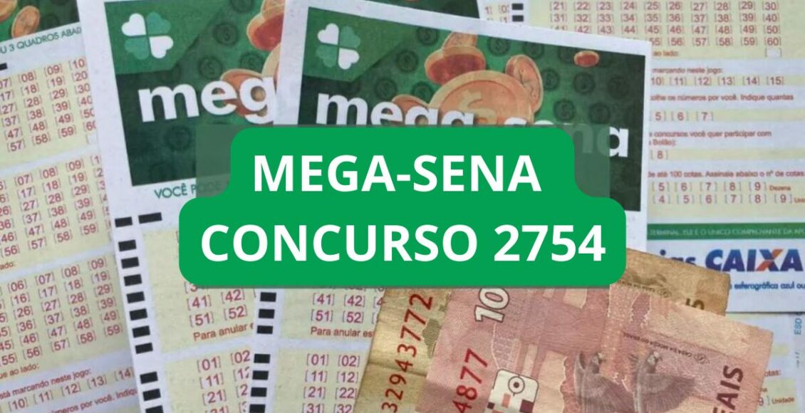 Confira o resultado da Mega-Sena 2754