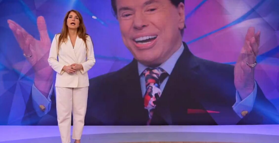 imagem mostra o programa fantástico e silvio santos