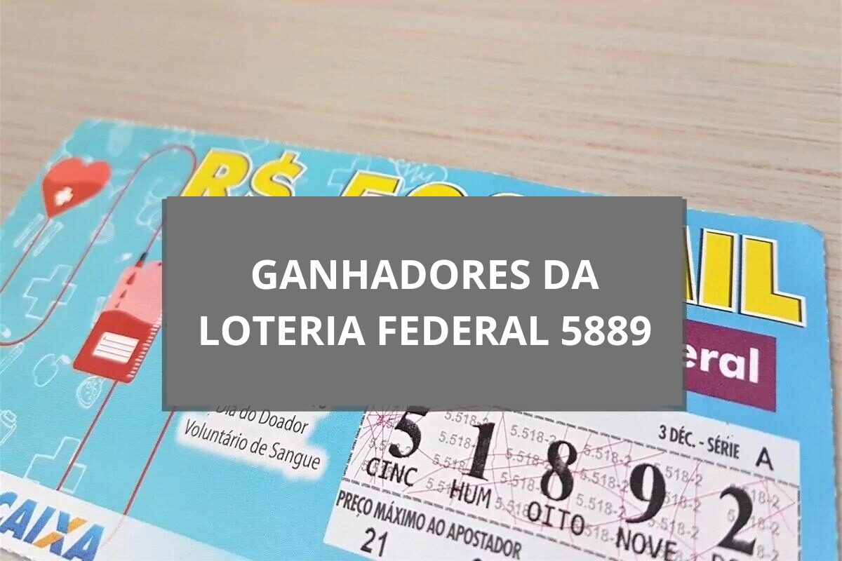 imagem do resultado da loteria Federal 5888 d