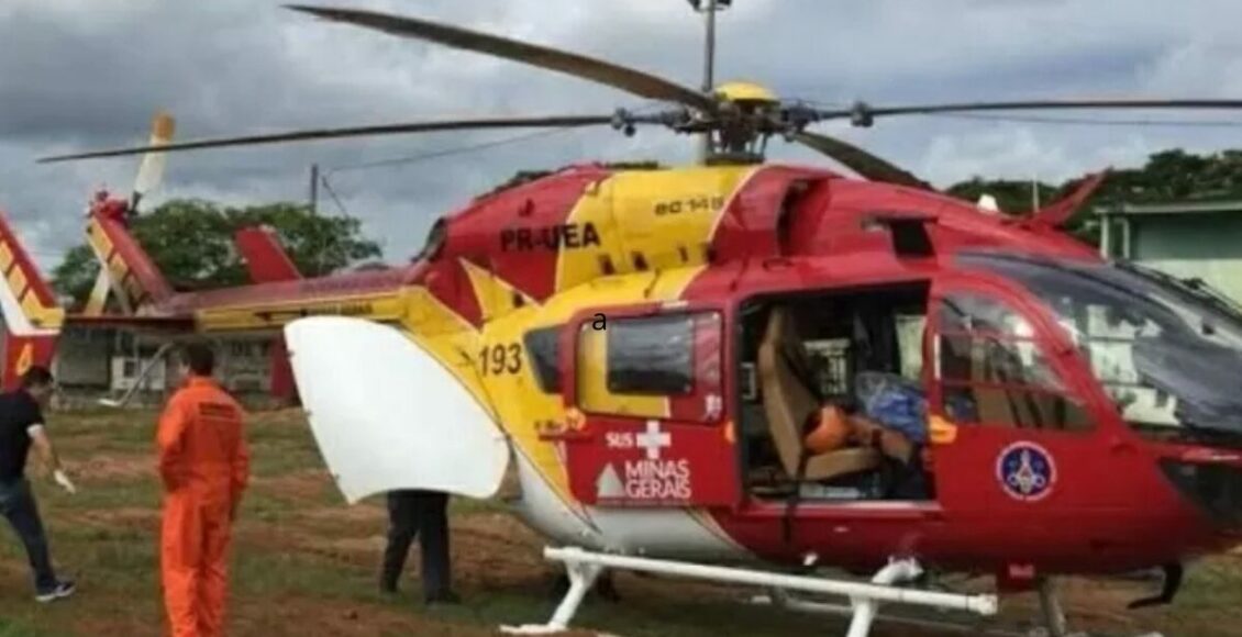 Helicóptero cai em Ouro Preto