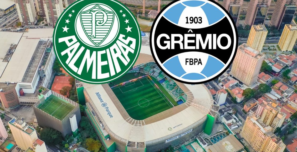 o jogo do Palmeiras contra o Grêmio