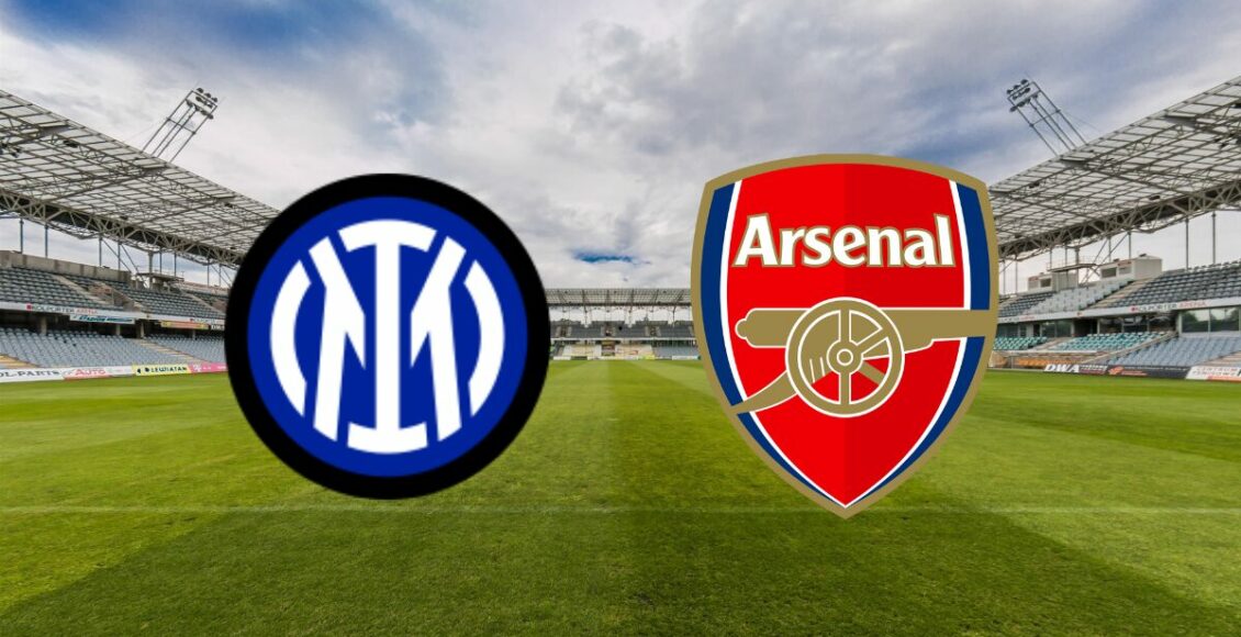 jogo da Inter de Milão contra o Arsena