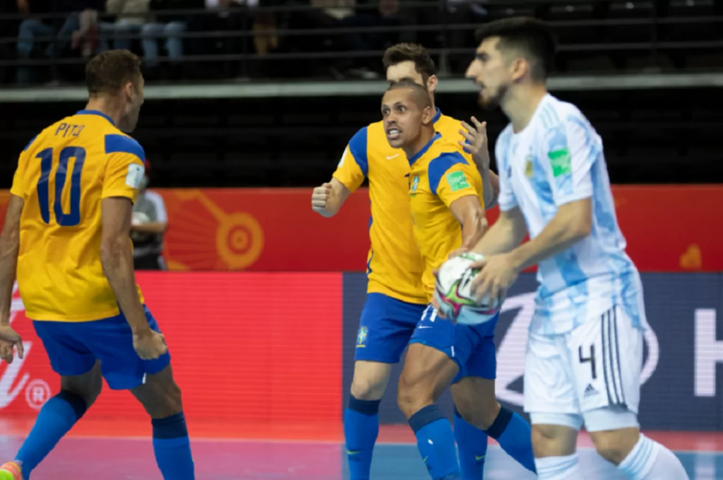 Que hora é o jogo da Argentina de Futsal?